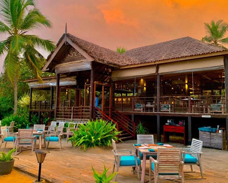 фасад ресторана Bait, отель Taj Green Cove Kovalam, Самудра