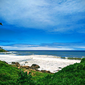 вид на отель The Leela Kovalam