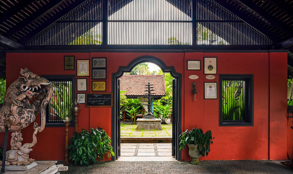 Входная группа ресторана Villa Maya, Тривандрум
