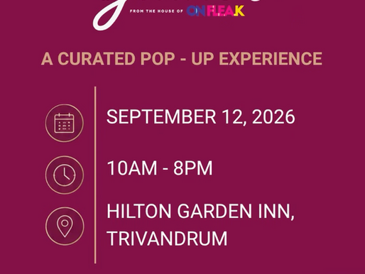 Афиша Gather by On Fleak - pop-up маркета в Hilton Garden Inn Trivandrum 12 сентября 2026 года с бесплатным входом.
