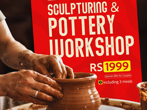 Афиша мастер-класса по терракоте и гончарному делу в Kerala Arts & Crafts Village 4 октября 2026