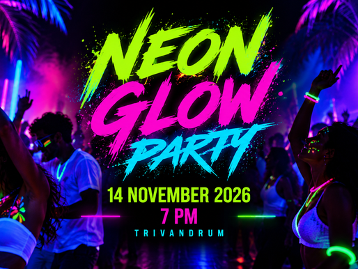 Neon Glow Party in Trivandrum on 14 November 2026