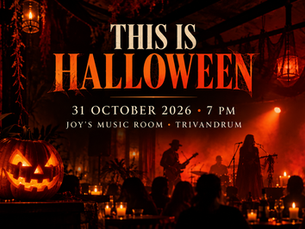 🎃 Хэллоуин в Тривандруме: This Is Halloween в Joy’s Music Room