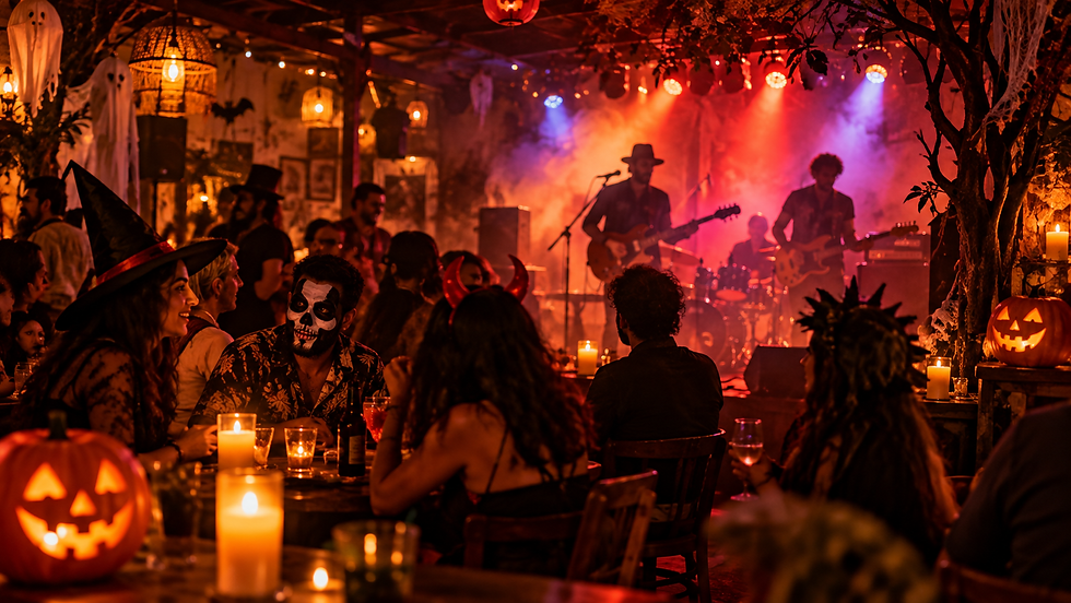 Halloween Party с живой музыкой в Joy’s Music Room в Тривандруме